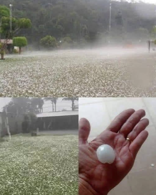 Sudden Hailstorm Turns a Quiet Evening Into Chaos: How One Town Faced an Unexpected Weather Event